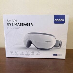 GOBOK Smart Eye Massager Relaxation NIB Heated Vibration Foldable Rechargeable
